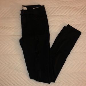 Pacsun Black Ripped Jeggings